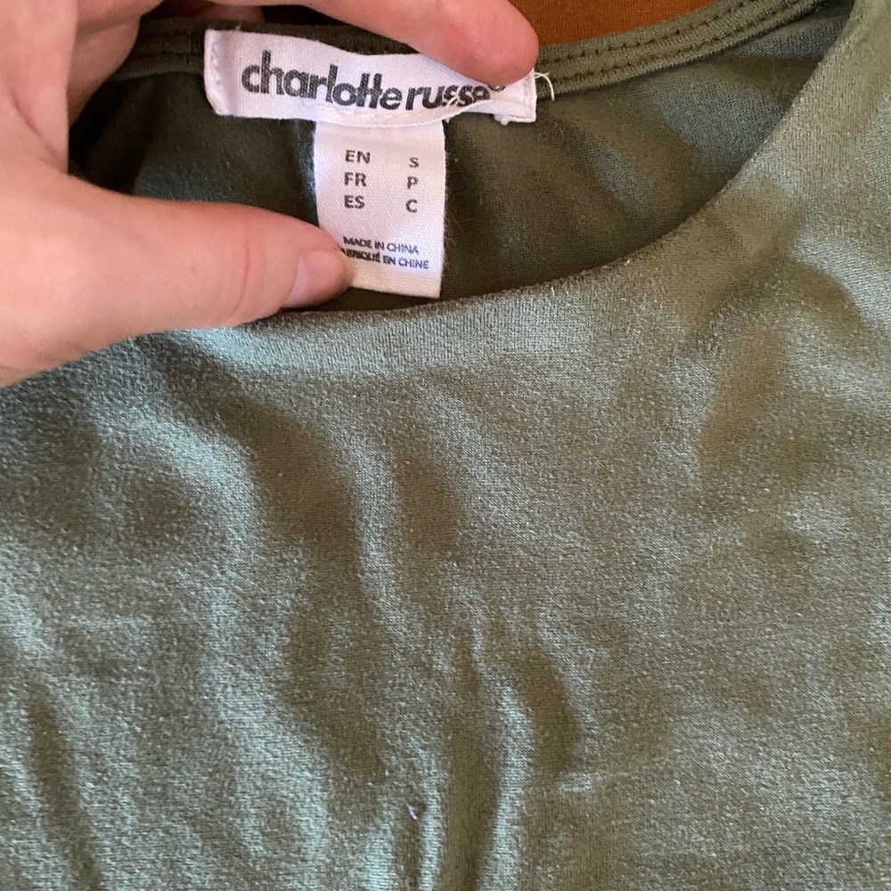 Charlotte Russe Multicolor Crop Tank Tops - Black, White, Lavender, Olive, Rust - Picture 9 of 12